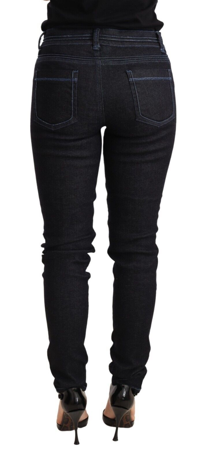 Sleek Low Waist Skinny Denim - SEHABRANDS