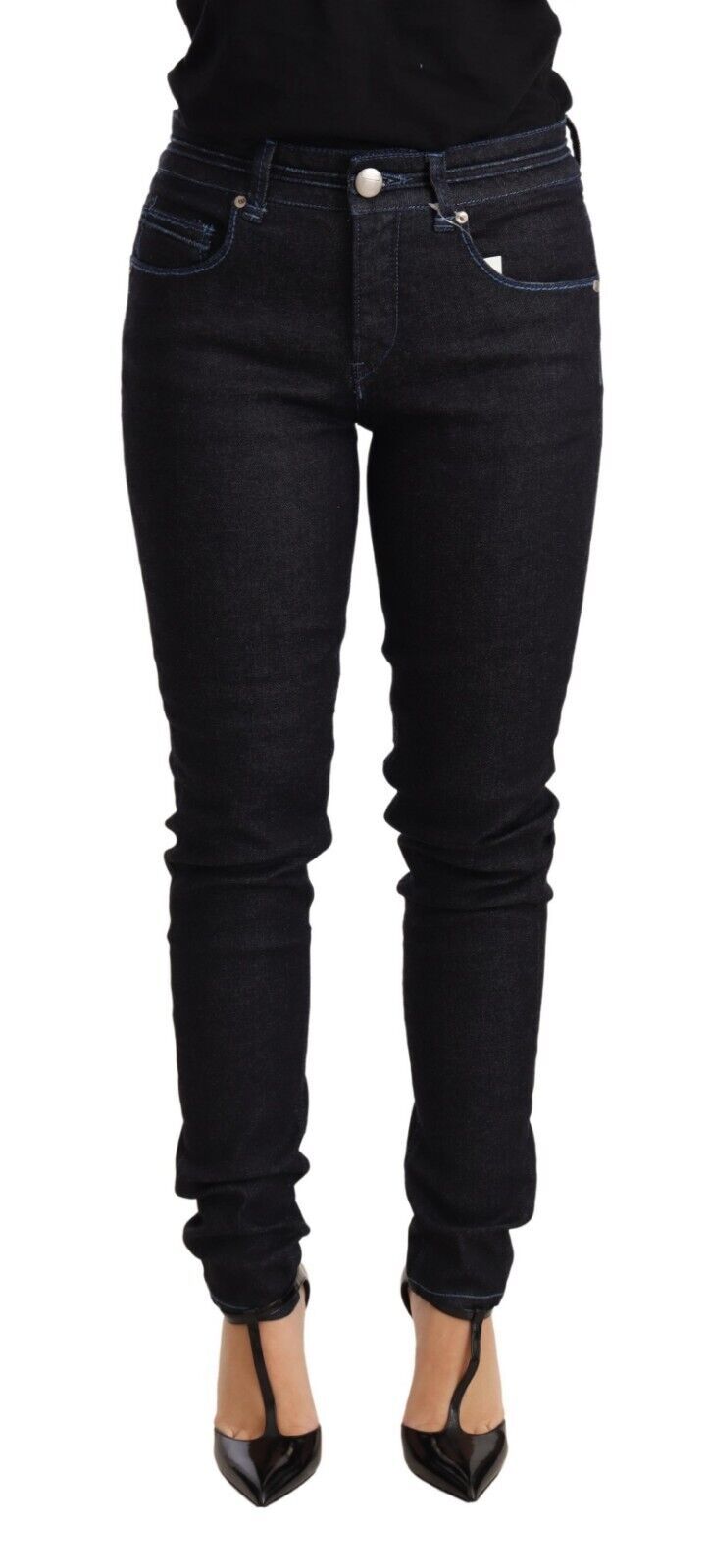 Sleek Low Waist Skinny Denim - SEHABRANDS