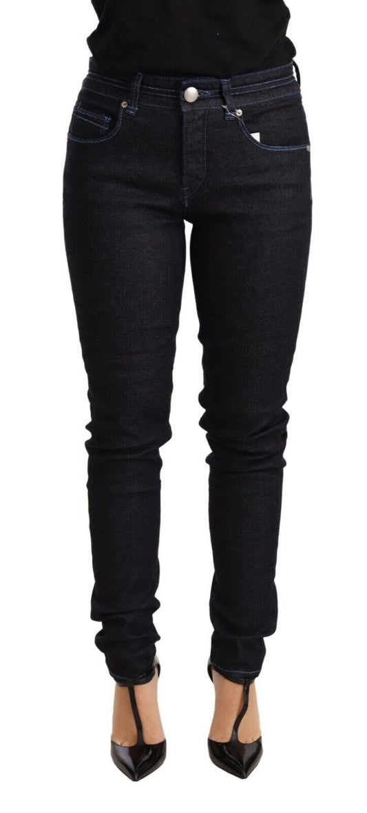 Sleek Low Waist Skinny Denim - SEHABRANDS