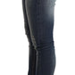 Chic Blue Washed Skinny Denim - SEHABRANDS