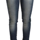 Chic Blue Washed Skinny Denim - SEHABRANDS