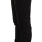 Sleek Black Washed Skinny Jeans - SEHABRANDS