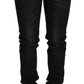 Sleek Black Washed Skinny Jeans - SEHABRANDS