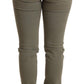 Chic Green Low Waist Skinny Jeans - SEHABRANDS