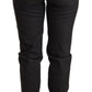 Chic Black Low Waist Skinny Jeans - SEHABRANDS