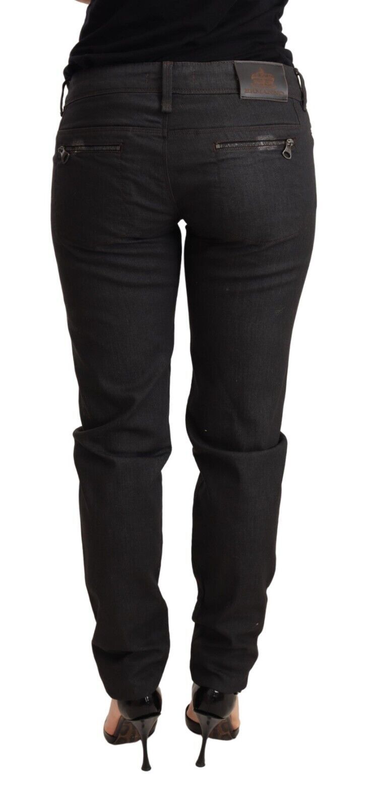 Chic Black Low Waist Skinny Jeans - SEHABRANDS