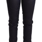 Chic Dark Blue Low Waist Skinny Jeans - SEHABRANDS