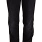 Chic Black Washed Straight Cut Jeans - SEHABRANDS