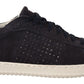 Elegant Suede Low Top Sneakers - SEHABRANDS