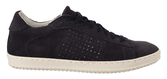 Elegant Suede Low Top Sneakers - SEHABRANDS