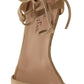 Elegant Beige Suede Ankle Strap Heels - SEHABRANDS