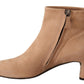 Elegant Beige Leather Boots - SEHABRANDS