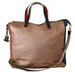 Multicolor Leather Shoulder Tote Bag - SEHABRANDS