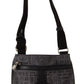 Chic Gray Fabric Crossbody Bag - SEHABRANDS