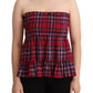 Chic Checkered Sleeveless Tank Top - SEHABRANDS