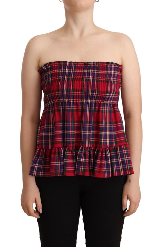 Chic Checkered Sleeveless Tank Top - SEHABRANDS