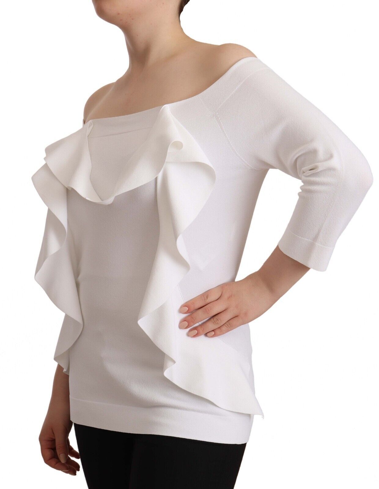 Chic Off-Shoulder Long Sleeve Blouse - SEHABRANDS