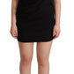 Elegant Black Sheath Stretch Dress - SEHABRANDS