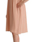 Elegant Beige Sleeveless Shift Dress - SEHABRANDS