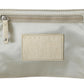 Elegant White Fabric Coin Wallet - SEHABRANDS