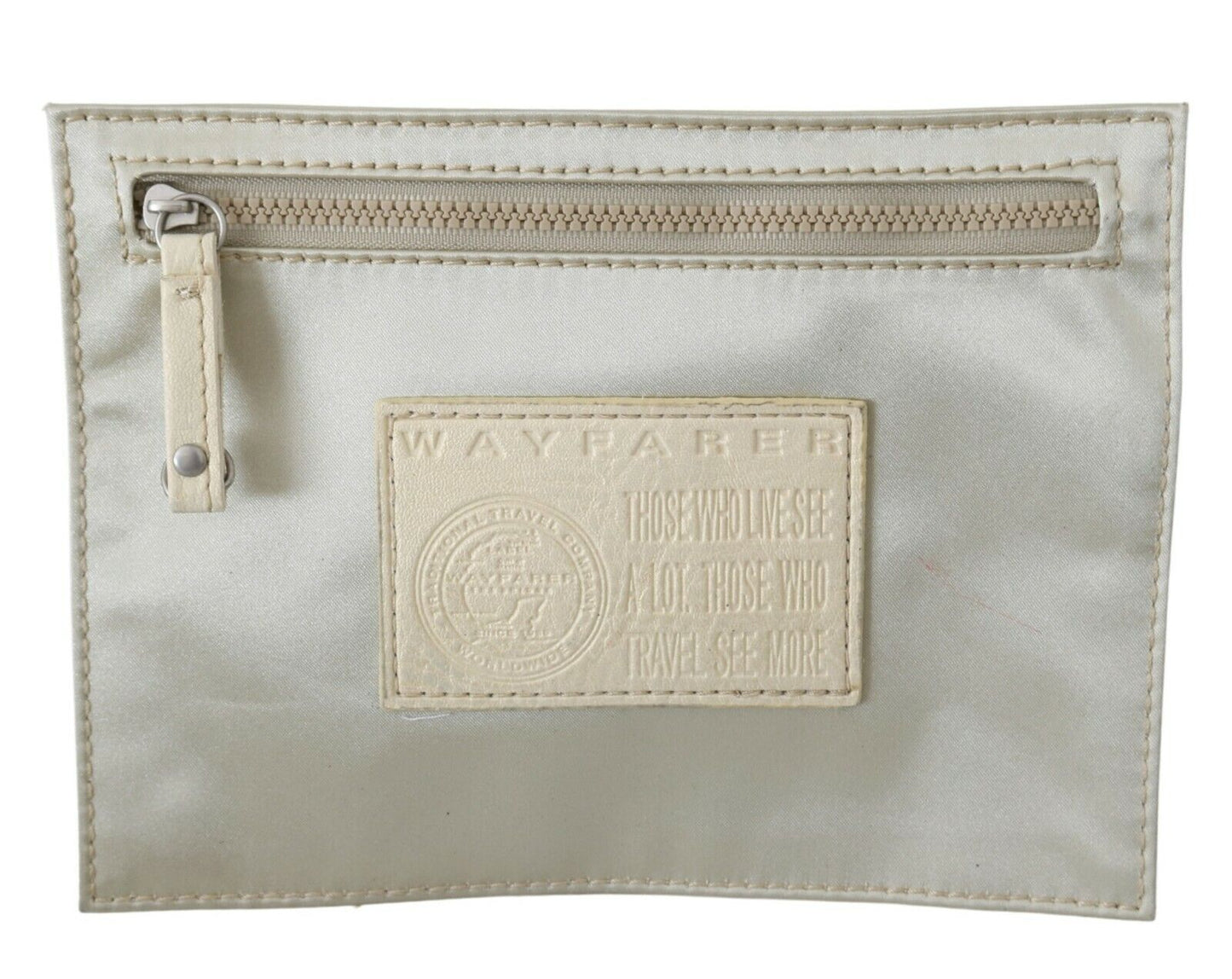 Elegant White Fabric Coin Wallet - SEHABRANDS