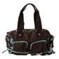 Elegant Duffel Travel Bag in Earthy Brown - SEHABRANDS