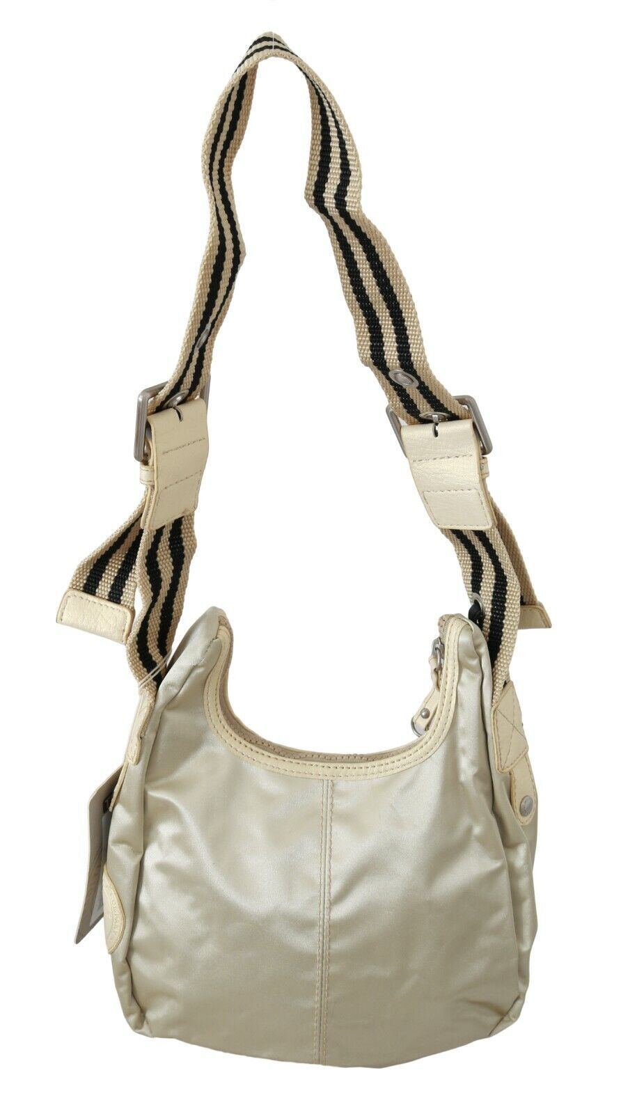 Chic White Fabric Shoulder Bag - Perfect for Any Occasion - SEHABRANDS