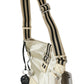 Chic Beige Fabric Handbag - SEHABRANDS