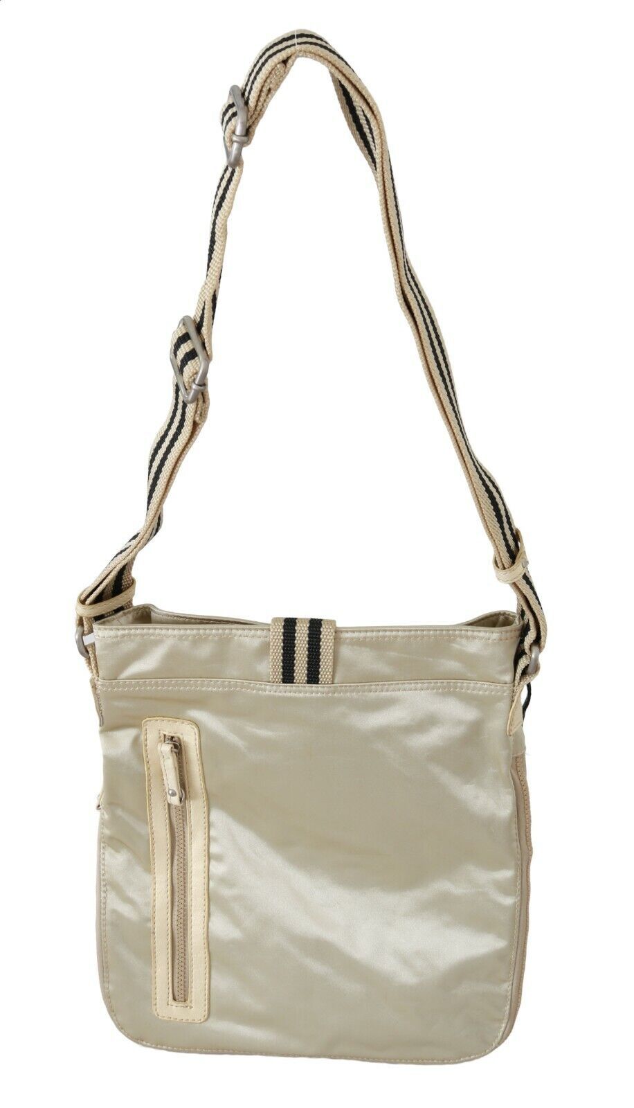 Chic Beige Fabric Handbag - SEHABRANDS