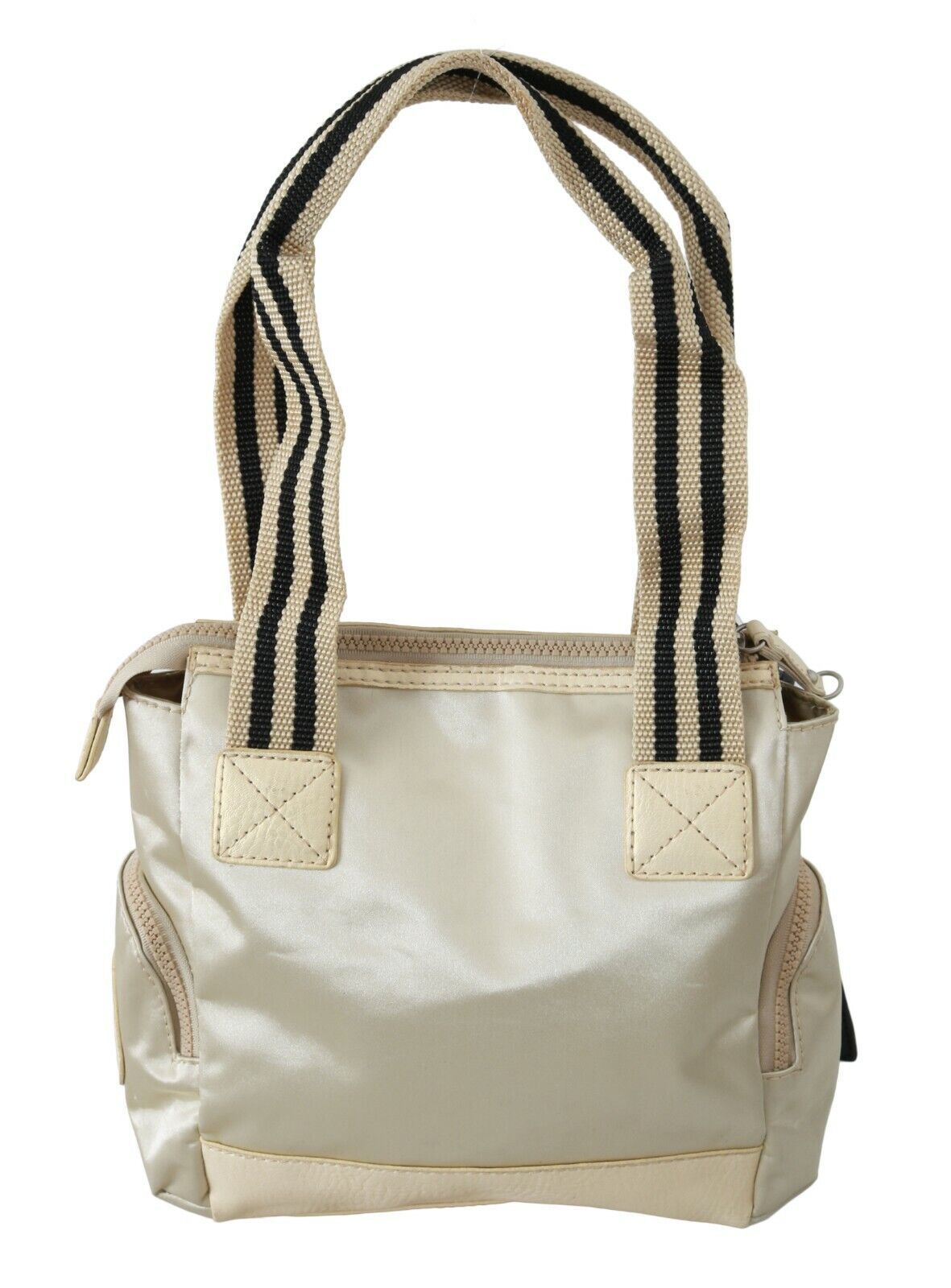 Chic Beige Fabric Handbag - SEHABRANDS