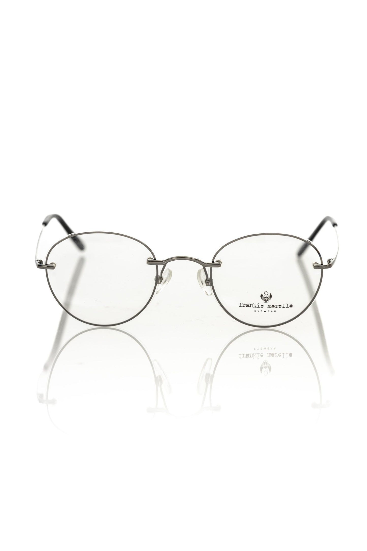 Gray Metallic Unisex Eyeglass Frame - SEHABRANDS