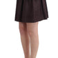 Chic Purple Mini Skirt for Elegant Evenings - SEHABRANDS