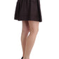 Chic Purple Mini Skirt for Elegant Evenings - SEHABRANDS