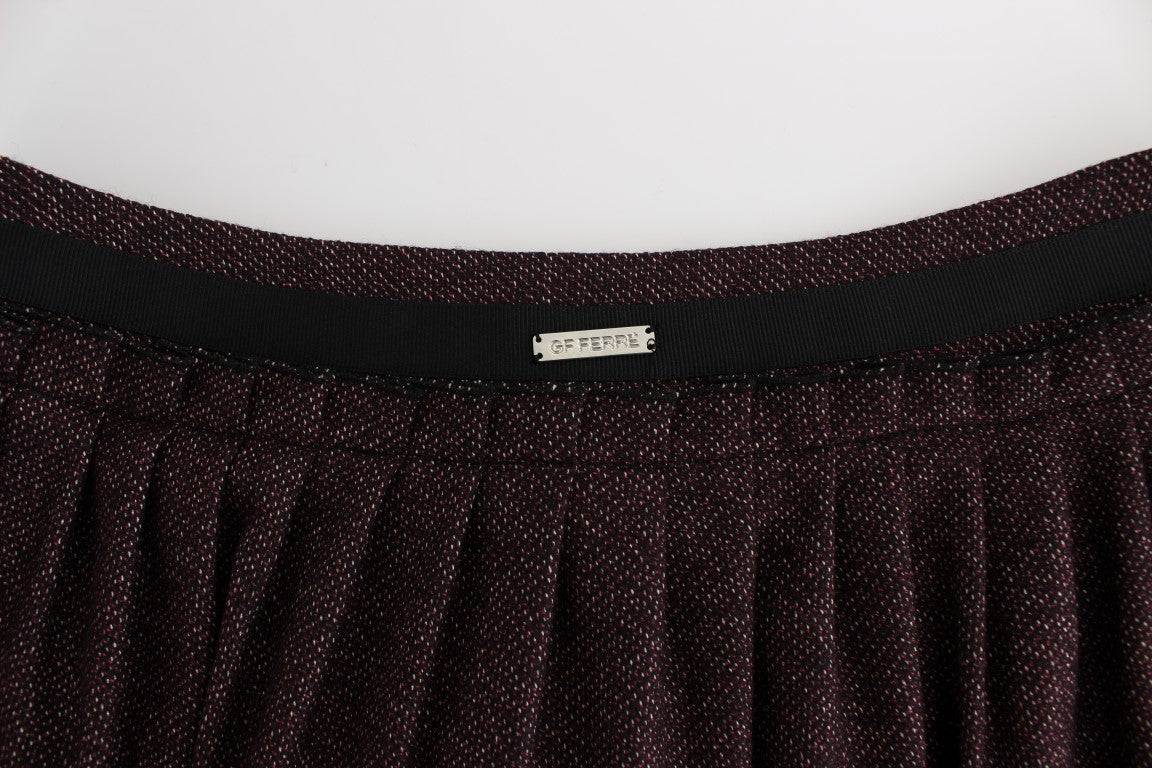 Chic Purple Mini Skirt for Elegant Evenings - SEHABRANDS