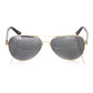 Gold Metallic Fiber Men's Sunglass - SEHABRANDS