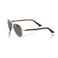 Gold Metallic Fiber Men's Sunglass - SEHABRANDS