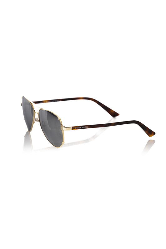 Gold Metallic Fiber Men's Sunglass - SEHABRANDS