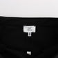 Chic Black Pencil Skirt Knee Length with Side Zip - SEHABRANDS