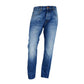 Chic Medium Wash Men's Cotton Jeans - SEHABRANDS