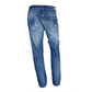 Chic Medium Wash Men's Cotton Jeans - SEHABRANDS