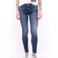 Blue Cotton Women Jeans - SEHABRANDS