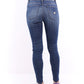 Blue Cotton Women Jeans - SEHABRANDS