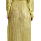 Sunshine Silk Blend Maxi Dress - Long Sleeves & Plunge - SEHABRANDS