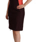 Multicolor V-Neck Sleeveless Sheath Dress - SEHABRANDS