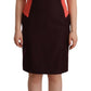 Multicolor V-Neck Sleeveless Sheath Dress - SEHABRANDS