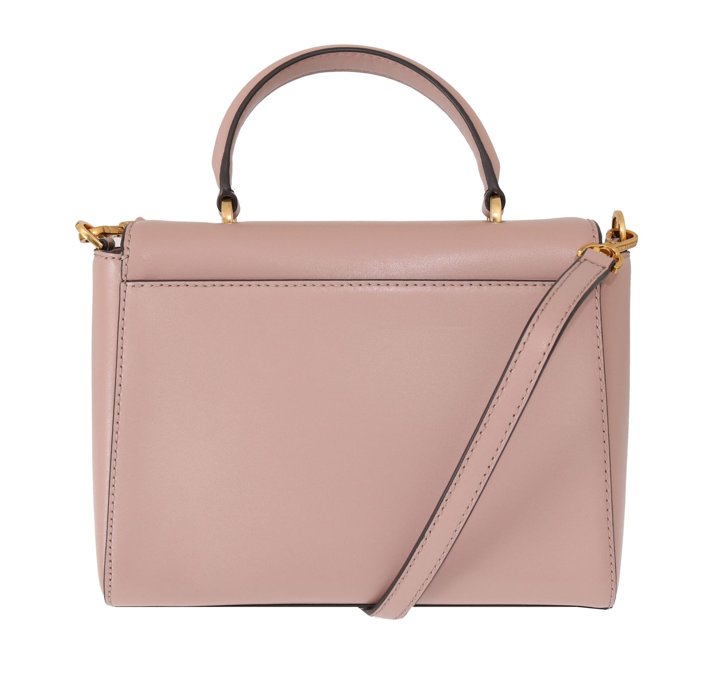 Elegant Pink Leather Mindy Shoulder Bag - SEHABRANDS