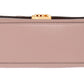 Elegant Pink Leather Mindy Shoulder Bag - SEHABRANDS