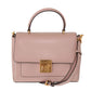 Elegant Pink Leather Mindy Shoulder Bag - SEHABRANDS