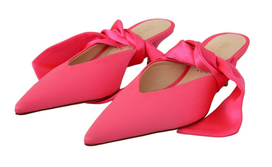 Chic Pink Kitten Heels for Elegant Evenings - SEHABRANDS