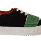 Stylish Multicolor Low Top Lace-Up Sneakers - SEHABRANDS